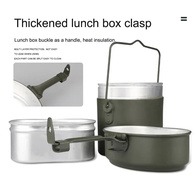 Army Green Outdoor Portable Cookware Box
